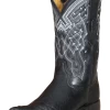 Botas Vaqueras Exoticas De Puntera De Avestruz Original Para Hombre 'Centenario' - ID: 124410