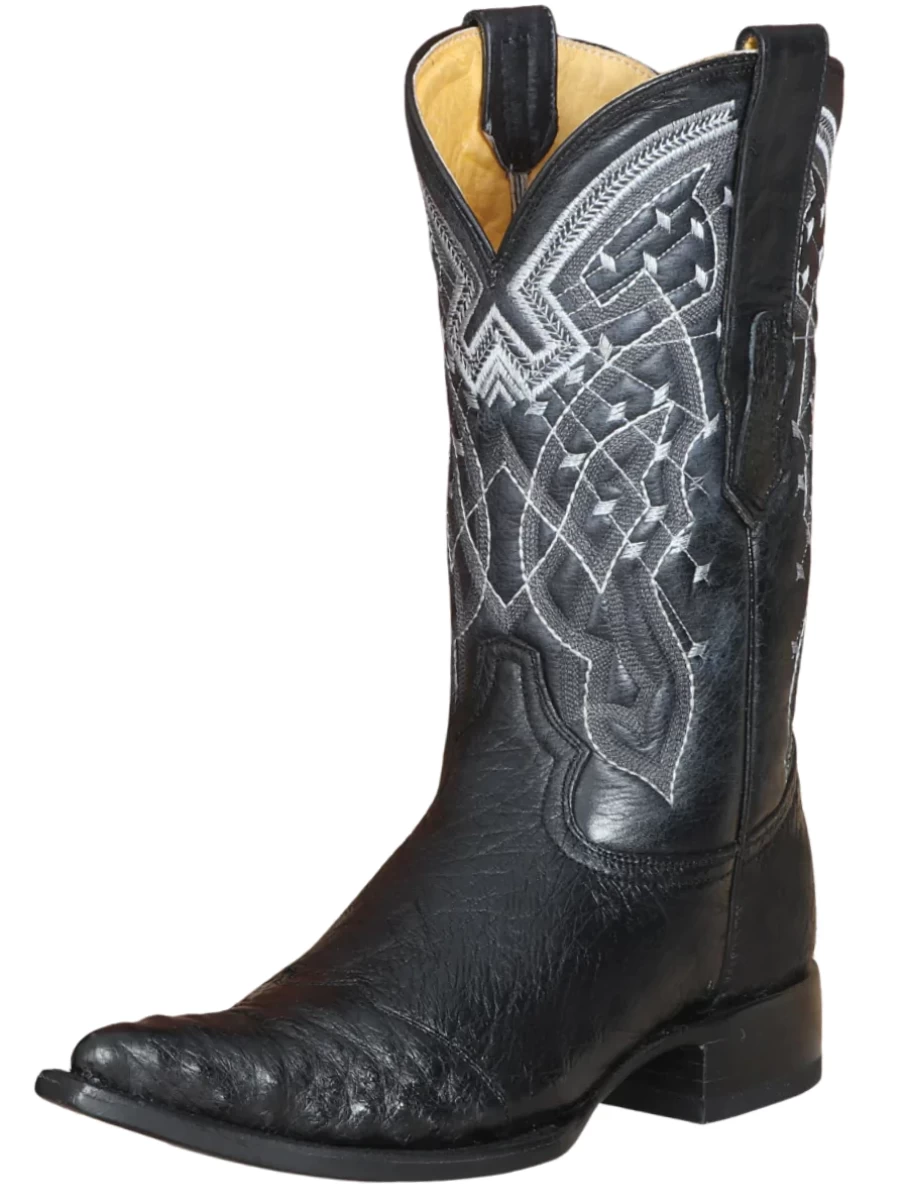 Botas Vaqueras Exoticas De Puntera De Avestruz Original Para Hombre 'Centenario' - ID: 124410