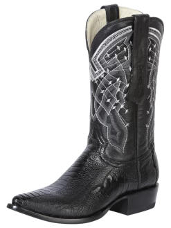 Botas Vaqueras Exoticas De Pata De Avestruz Original Para Hombre 'Centenario' - ID: 124421