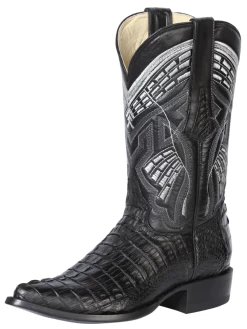 Botas Vaqueras Exoticas De Caiman Cola Original Para Hombre 'Centenario' - ID: 124462