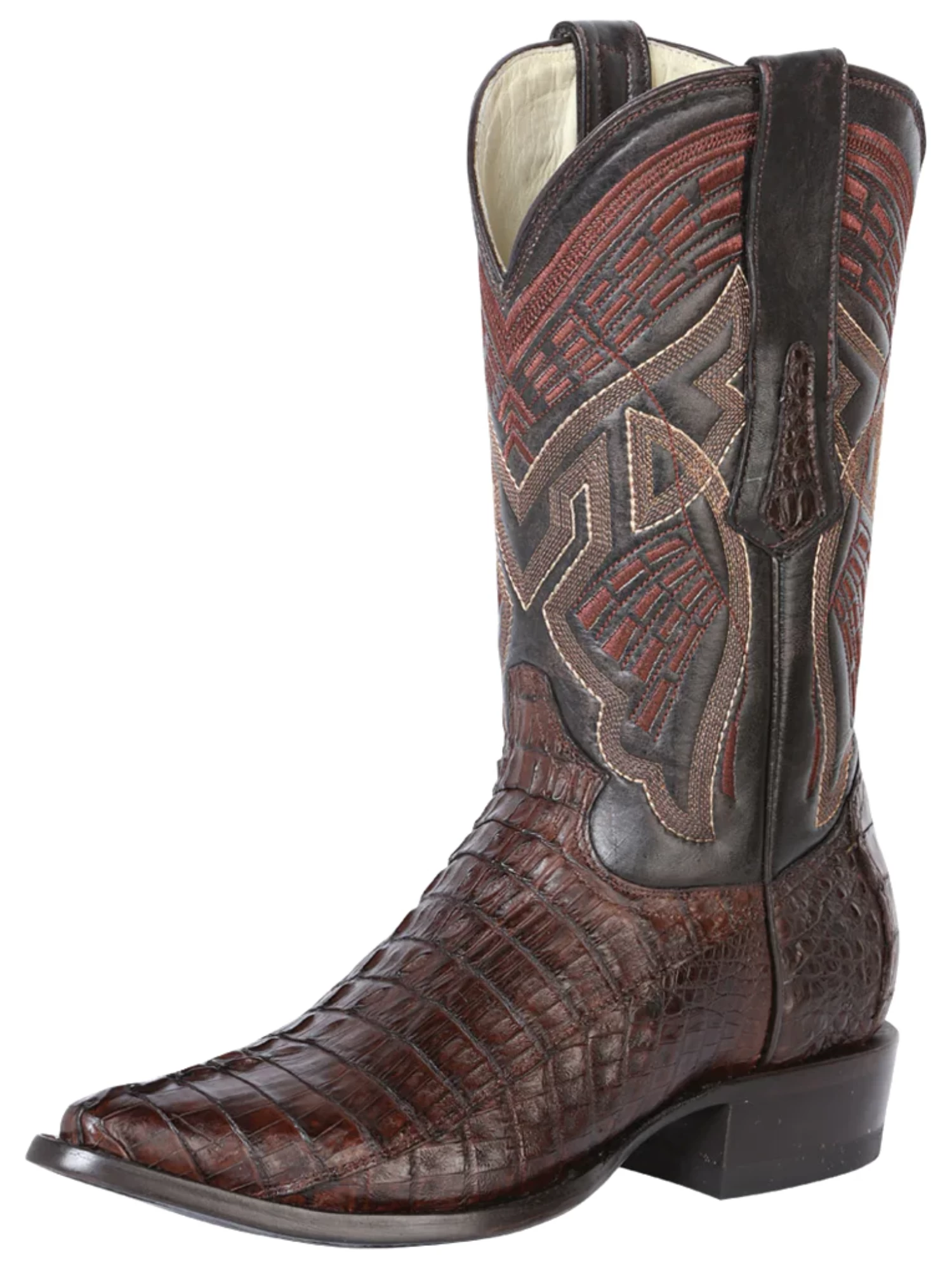 Botas Vaqueras Exoticas De Caiman Cola Original Para Hombre 'Centenario' - ID: 124466