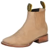 Botines Vaqueros Rodeo Clasicos De Piel Nobuck Para Hombre 'El General' - ID: 126191