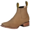 Botines Vaqueros Rodeo Clasicos De Piel Nobuck Para Hombre 'El General' - ID: 126195