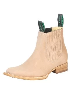 Botines Vaqueros Rodeo Clasicos De Piel Nobuck Para Hombre 'La Barca' - ID: 126410