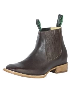 Botines Vaqueros Rodeo Clasicos De Piel Genuina Para Hombre 'La Barca' - ID: 126411