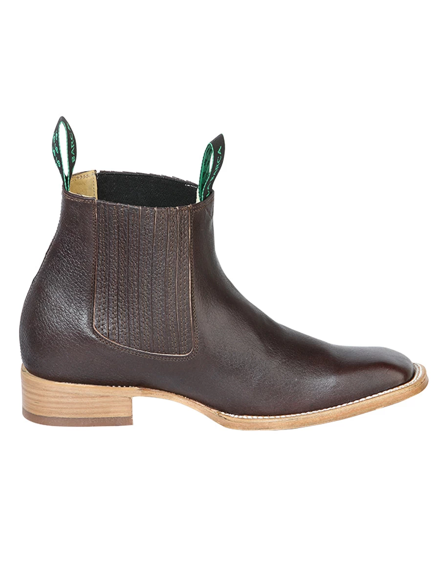 Botines Vaqueros Rodeo Clasicos De Piel Genuina Para Hombre 'La Barca' - ID: 126411 - Imagen 3