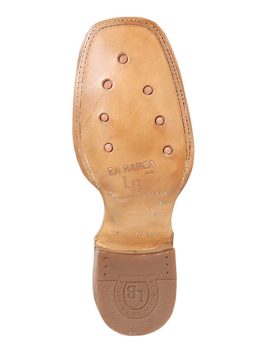 Botines Vaqueros Rodeo Clasicos De Piel Genuina Para Hombre 'La Barca' - ID: 126411 - Imagen 7