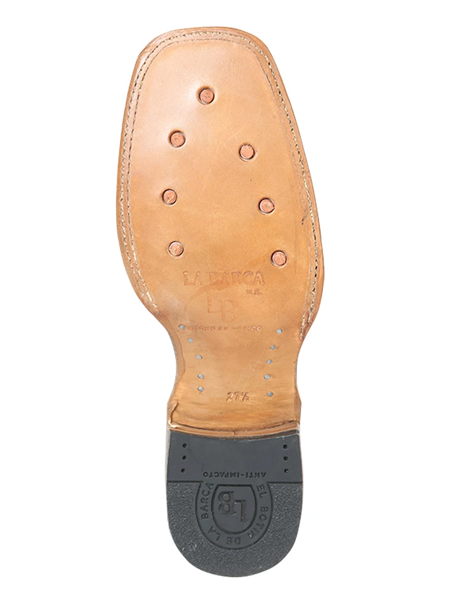 Botines Vaqueros Rodeo Clasicos De Piel Genuina Para Hombre 'La Barca' - ID: 126412 - Imagen 7