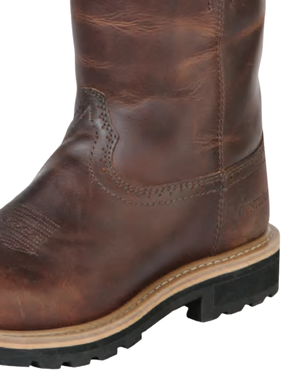 Botas De Trabajo Resistentes Al Agua De Construccion Goodyear Con Punta Suave De Piel Genuina Para Hombre 'Centenario' - ID: 126418 - Imagen 3
