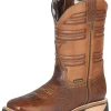 Botas De Trabajo De Tubo Pull-On Con Punta Suave De Piel Genuina Para Hombre 'Buffalo & Bull' - ID: 126462