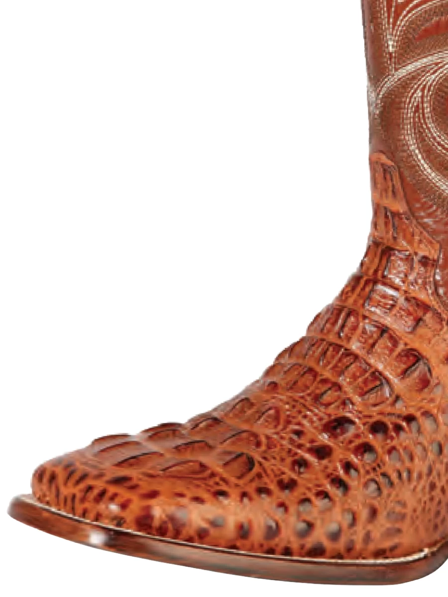 Botas Vaqueras Rodeo Imitacion De Caiman Grabado En Piel Vacuno Para Hombre 'Jar Boots' - ID: 126476 - Imagen 2