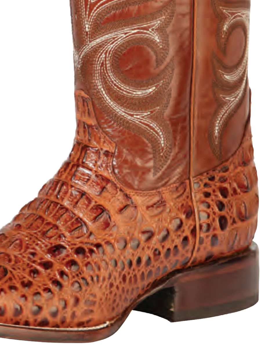 Botas Vaqueras Rodeo Imitacion De Caiman Grabado En Piel Vacuno Para Hombre 'Jar Boots' - ID: 126476 - Imagen 3