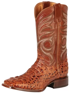 Botas Vaqueras Rodeo Imitacion De Caiman Grabado En Piel Vacuno Para Hombre 'Jar Boots' - ID: 126476