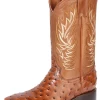 Botas Vaqueras Imitacion De Avestruz Grabado En Piel Vacuno Para Hombre 'Jar Boot's' - ID: 126481