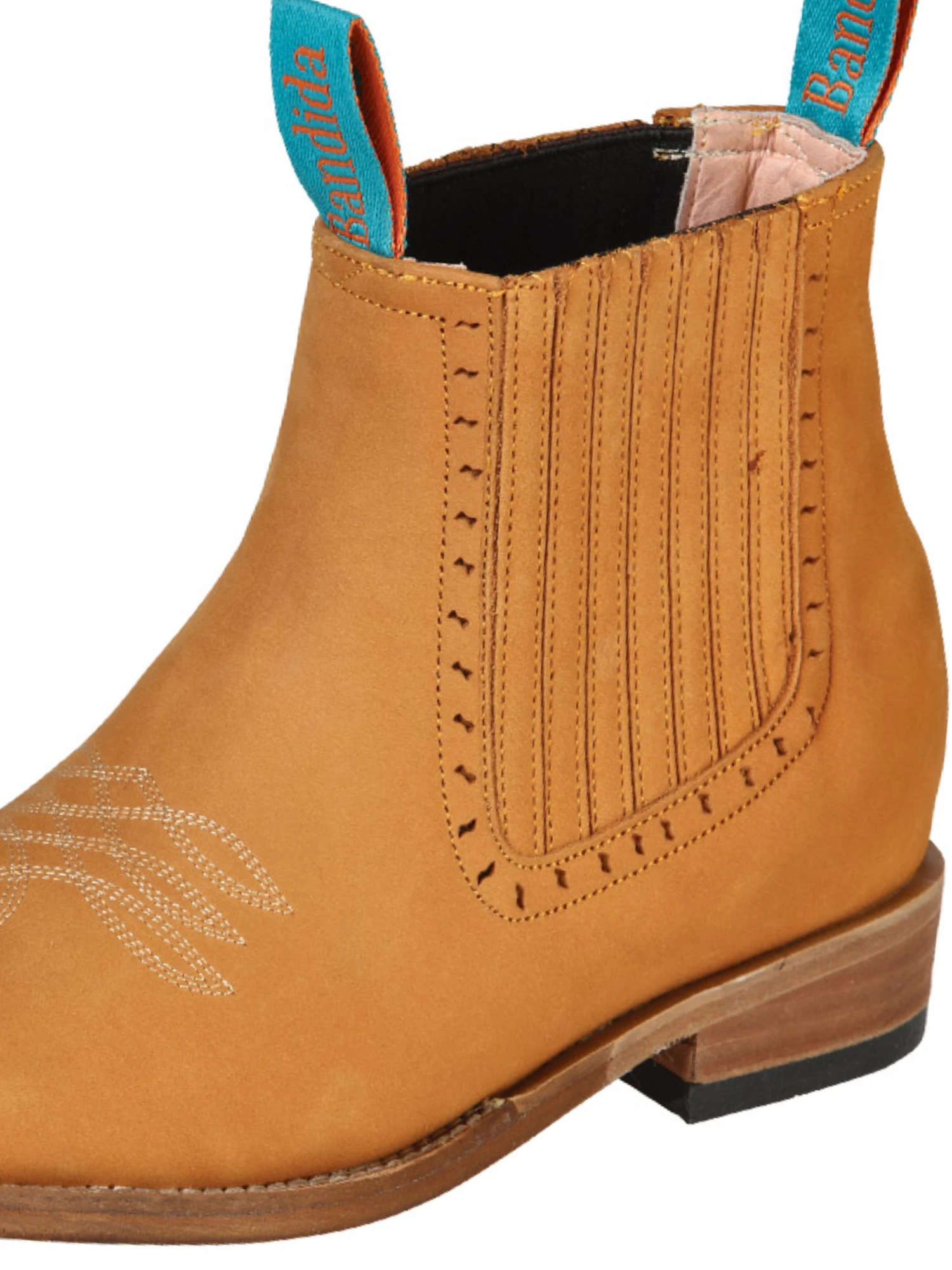 Botines Vaqueros Rodeo Clasicos De Piel Nobuck Para Mujer 'La Barca' - ID: 126664 - Imagen 3