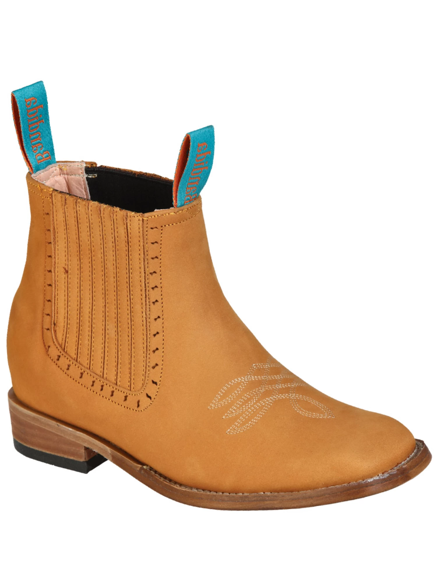 Botines Vaqueros Rodeo Clasicos De Piel Nobuck Para Mujer 'La Barca' - ID: 126664 - Imagen 4