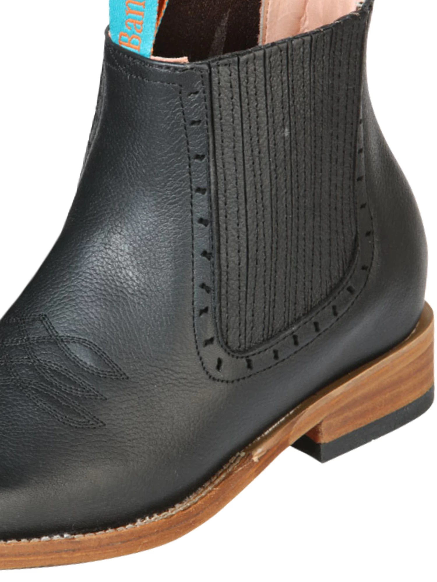 Botines Vaqueros Rodeo Clasicos De Piel Genuina Para Mujer 'La Barca' - ID: 126667 - Imagen 3