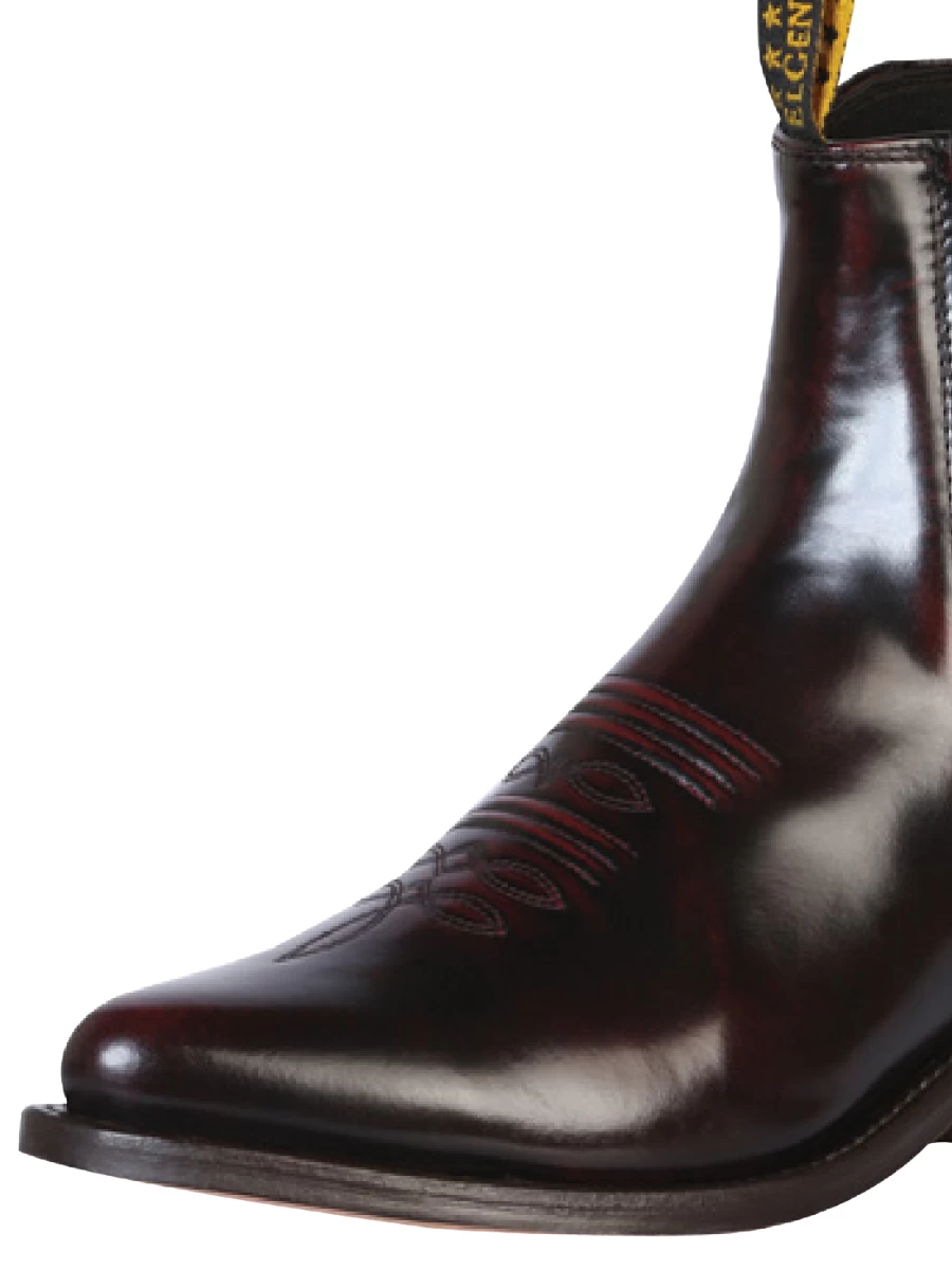 Botines Vaqueros Clasicos De Piel Genuina Acabado Camaleon Para Hombre 'El General' - ID: 179 - Imagen 2