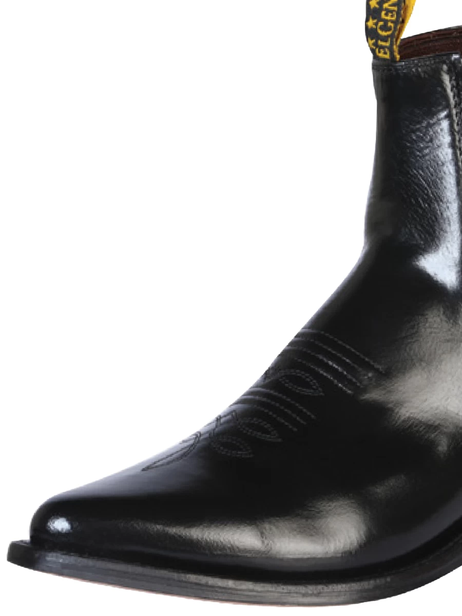 Botines Vaqueros Clasicos De Piel Genuina Acabado Camaleon Para Hombre 'El General' - ID: 181 - Imagen 2