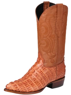 Botas Vaqueras Imitacion De Caiman Cola Grabado En Piel Vacuno Para Hombre 'El Señor De Los Cielos' - ID: 40841