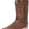 Botas Vaqueras Rodeo Exoticas De Avestruz Original Para Hombre '100 Años' - ID: 42150