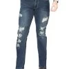 Pantalon De Mezclilla Stretch Azul Oscuro Para Hombre 'El General' - ID: 43483