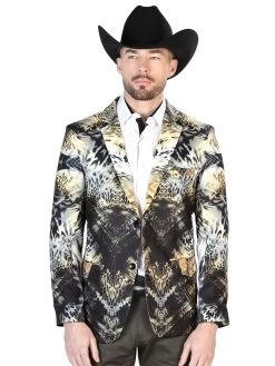 Saco Estampado Blanco Para Hombre 'El Señor De Los Cielos' - ID: 43997