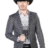 Saco Estampado Negro Para Hombre 'El Señor De Los Cielos' - ID: 44002