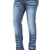 Pantalon De Mezclilla Casual Azul Mediano Para Hombre 'El Norteño' - ID: 126628